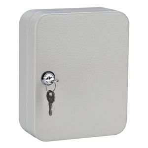 Porta Chaves Armario Claviculario 48 Chaves De Ferro Cofre Organizador Com Fixação Na Parede Resistente Luxo
