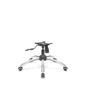 Base Cromado Com Relaxplax Com Rodízio Pu