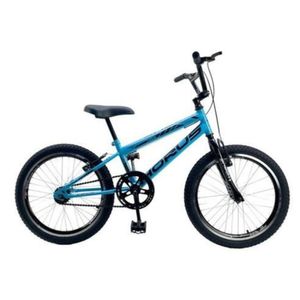 Bicicleta Infantil Aro 20 Mtb Force + Rodinha Lateral Azul-celeste