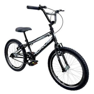 Bicicleta Infantil Aro 20 Mtb Force + Rodinha Lateral Preto