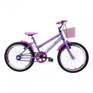 Bicicleta Mtb Aro 20 Feminina + Aro Aero - Route Bike Violeta