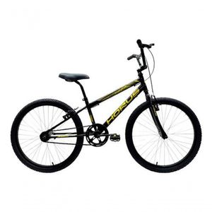 Bicicleta Aro 24 Masculina Sem Marcha - Horus Preto