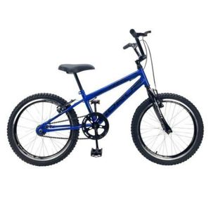 Bicicleta Infantil Aro 20 Mtb Force + Rodinha Lateral Azul