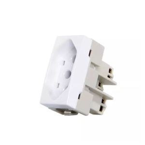 Modulo Tomada 2p+t 10a Branco Sleek Margirius 16049