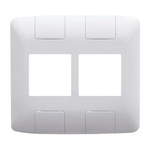 Placa 4x4 Para 4 Postos Branco Aria Tramontina