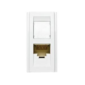 Módulo Tomada Rj45 Cat5e Branco Duale Up Soprano