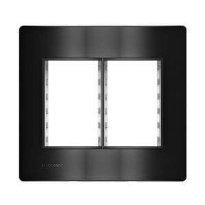 Placa 6 Modulos 4x4 C/ Suporte Carbono Revita Soprano