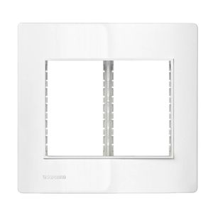 Placa 4x4 6 Modulos C/ Suporte Branco Revita Soprano