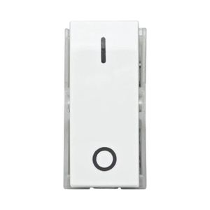 Modulo Interruptor Bipolar Simples Branco Duale Up Soprano