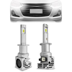 Kit Lâmpadas Super Led H1 6000k 18000lm Chip Zes Canbus 35w