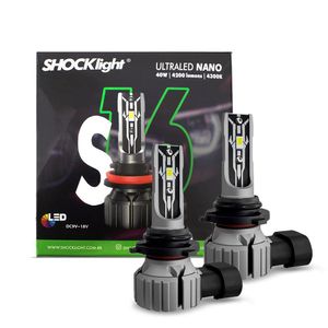 Kit Lâmpadas Ultra Led Hb4 S16 Nano 4300k 4200 Lumens 40w