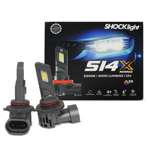 Kit Lâmpadas Led Hb3 9005 S14x 6500k 5000 Lumens 22w