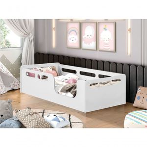 Cama Montessoriana Solteiro Branca