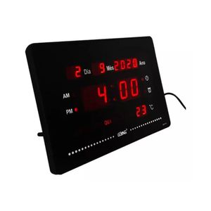 Relógio Digital De Parede (calendário-alarme-termometro)