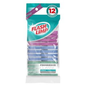 Prendedor Classic 12 Peças Flashlimp Lav689