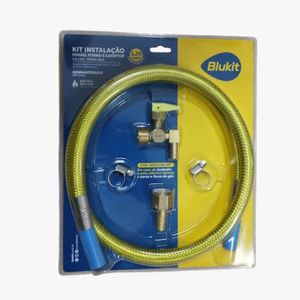 Kit Para Instalação Gás Flexível Blukit 180309