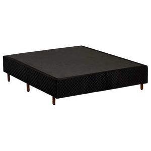 Base Box Casal Somiê Preto Polar