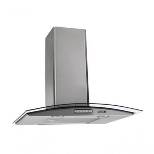 Coifa De Parede Vidro Curvo Clean Kromanox 4 E 5 Bocas 80cm Fogatti 220V