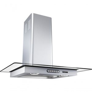 Coifa De Parede Vidro Reto Slim Inox 4 E 5 Bocas 70cm Fogatti 110V