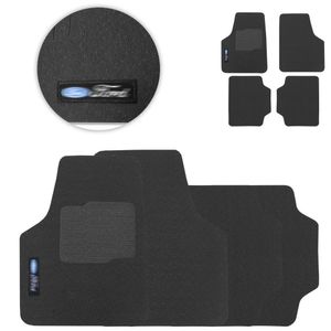 Tapete De Borracha Universal Ford Preto Pvc 4 Peças