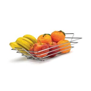 Fruteira De Mesa Quadrada - Cromada