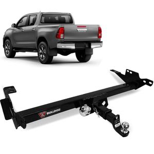 Engate De Reboque Hilux 2016 A 2025 Removível Bulldog 2724 Kg