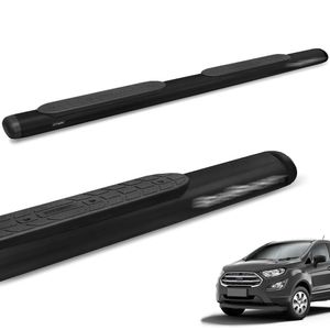 Estribo Lateral Ecosport 2013 A 2021 Oval Oblongo Preto