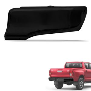 Ponteira De Parachoque Traseiro Hilux 2016 A 2024 Lado Direito Preto Bepo