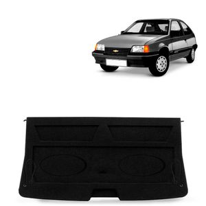 Tampão Porta Malas Kadett 1989 A 1998 Preto Furos 6x9 Com Cordinhas