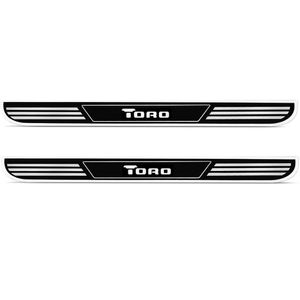 Par De Adesivo Lateral Para Estribo Toro 2016 A 2025 Resinado Preto 450x33mm