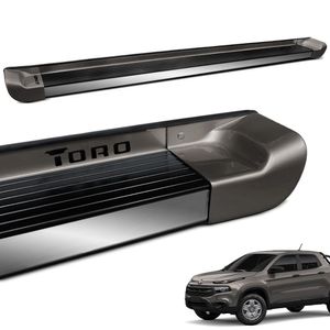 Estribo Lateral Toro 2016 A 2025 Cinza Antique Personalizado