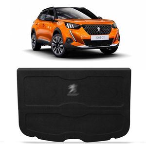 Tampão Do Porta Malas Peugeot 2008 2015 A 2023 Preto Articulado Furo 6x9