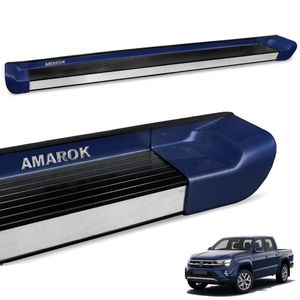 Estribo Lateral Amarok 2010 A 2025 Azul Atlantic Personalizado
