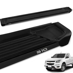 Estribo Lateral S10 Cs 2012 A 2024 Aluminio Preto A1