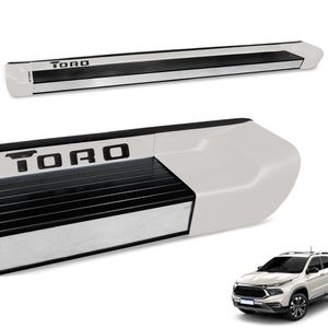 Estribo Lateral Toro 2016 A 2025 Branco Polar Personalizado