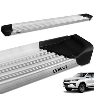 Estribo Lateral Hilux Sw4 2016 A 2024 Aluminio Natural A3
