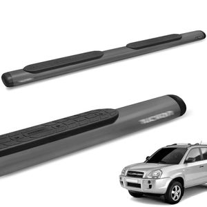 Estribo Lateral Tucson 2005 A 2016 Oval Oblongo Onix Grafite