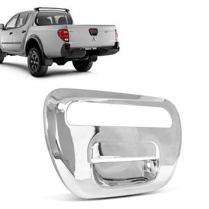 Aplique De Maçaneta Traseira Mitsubishi L200 Triton 2008 A 2013 Cromado