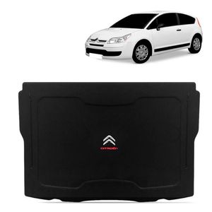Tampão Do Porta Malas Citroen C4 Vtr 2005 A 2009 Preto Com Cordinhas