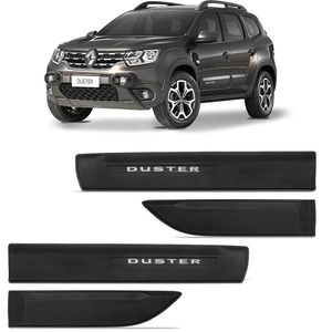 Friso Lateral Duster 2020 A 2022 Borrachão Preto Modelo Original