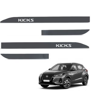 Jogo De Friso Lateral Kicks 2016 A 2024 Cinza Grafite
