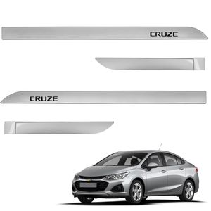 Jogo De Friso Lateral Cruze 2012 A 2023 Prata Switchblade