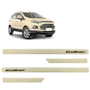 Jogo De Friso Lateral Ecosport 2013 A 2021 Branco Vanila