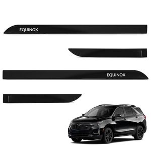 Jogo De Friso Lateral Equinox 2018 A 2023 Preto Ouro Negro