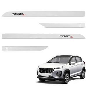 Jogo De Friso Lateral Tiggo 3x 2021 A 2023 Branco Solido