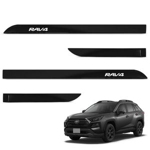 Jogo De Friso Lateral Rav4 2017 A 2023 Preto Atitude