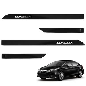 Jogo De Friso Lateral Corolla 2015 A 2024 Preto Eclipse