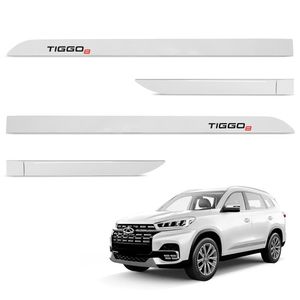 Jogo De Friso Lateral Tiggo 8 2021 A 2024 Branco Perolizado