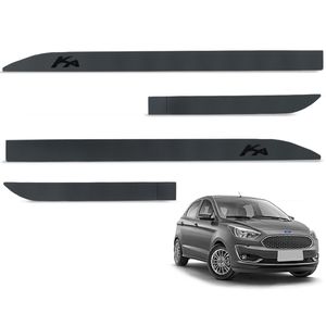Jogo De Friso Lateral Ka 2015 A 2021 Cinza Moscou