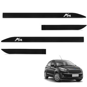 Jogo De Friso Lateral Ka 2015 A 2021 Preto Ebony